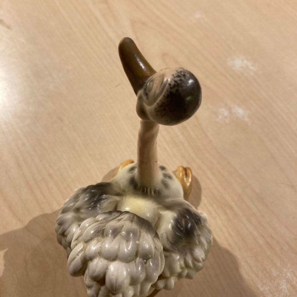 Vintage Josef Originals Ceramic Ostrich Mother Figurine 1960's Bird - Picture 2 of 2